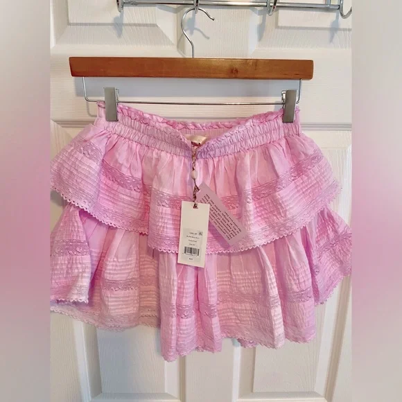 Brand New! Love Shack Fancy mini skirt. XS. - Picture 3 of 4